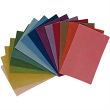 Filges filt, 100% økologisk uld<br />20 x 30 cm, 15 assorterede farver